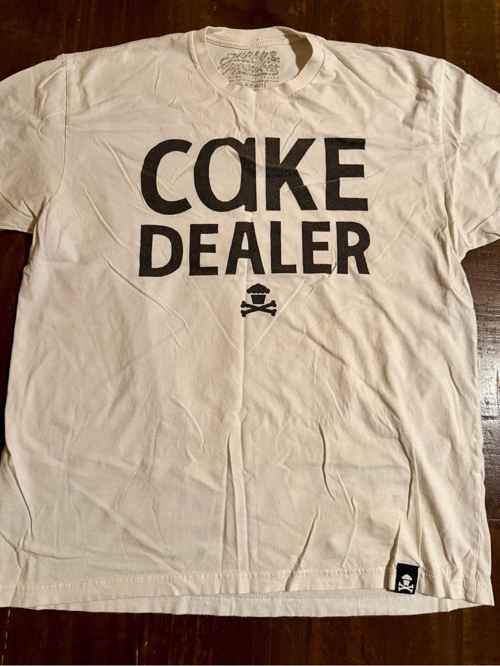Johnny Cupcakes “Cake Dealer” White Tee - XL